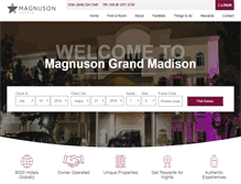 Tablet Screenshot of madisongrandhotel.com